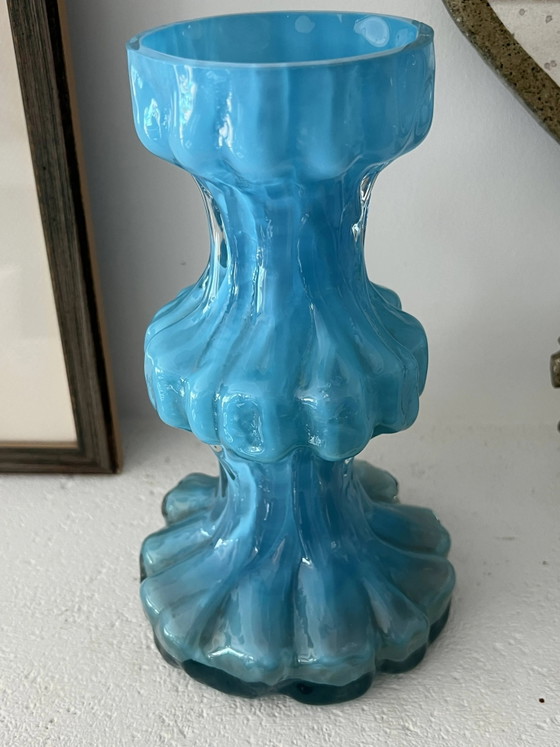 Clichy glazen vaas - vintage 20e eeuw – Vazen, Kristal (photo 4 of 5)