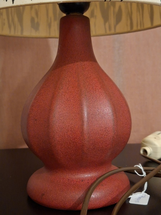Lampe vintage Bay Keramik (Modèle 587/20) Avec abat-jour botanique IKEA Läns – Mid-Century Modern – Ceramic (photo 4 of 7)