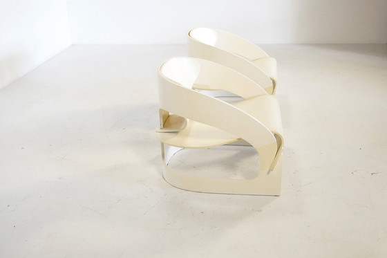Image 1 of Pair of Model 4801 Lounge Chairs by Joe Colombo for Kartell, Italy 1960s