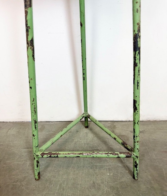 Image 1 of Tabouret d'atelier industriel vert, années 1960