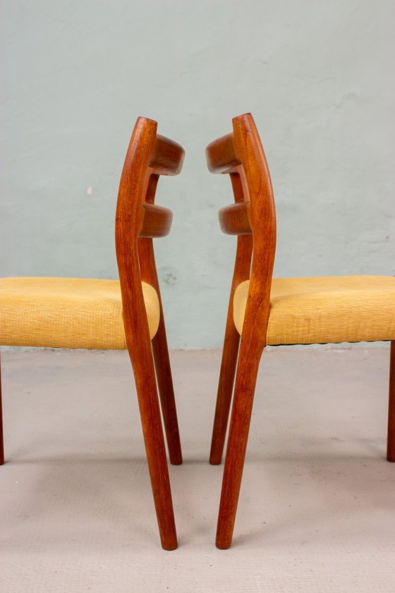 Image 1 of 4 x Niels Otto Möller Model 84 Stoel Deens Vintage Teak