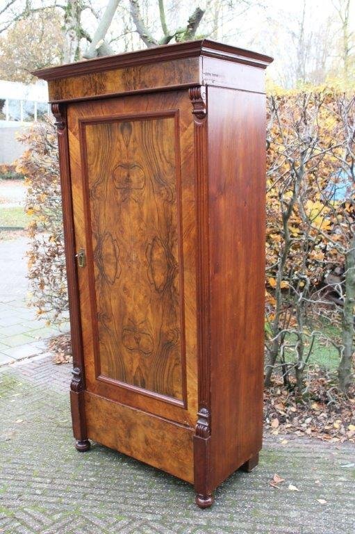 Image 1 of Vintage Houten Kledingkast, Hangkast, Legkast Of Combinatie