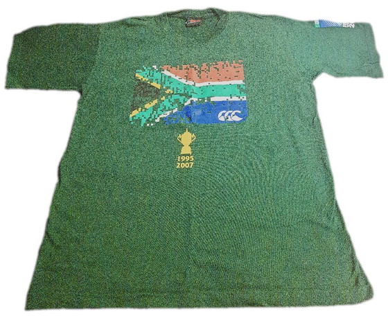 Springbok Green T-Shirt, Brand Canterbury Of New-Zealand, Size XL – Canterbury of New Zealand, Gifts, Cotton (photo 6 of 7)