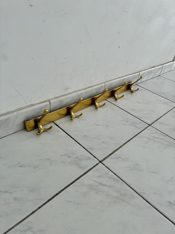 Vintage Messing Kapstok 5 Haken – Kapstokken, Brass (photo 4 of 11)