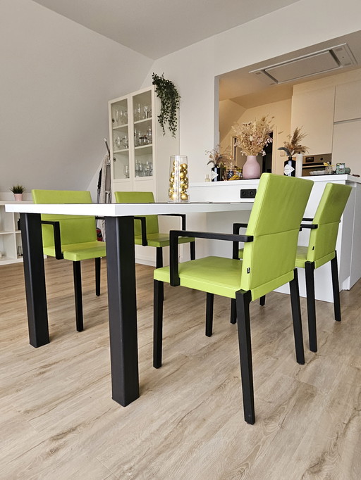 4X Kff Design Chairs Light Green