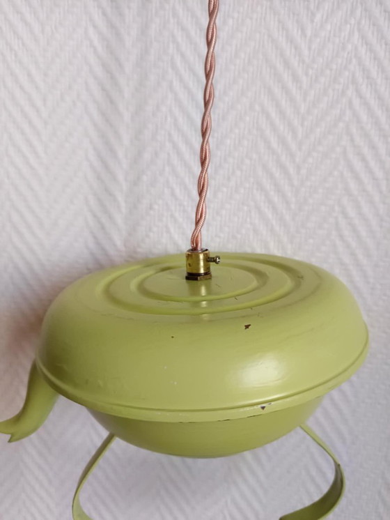 Image 1 of Vintage theepot hanglamp