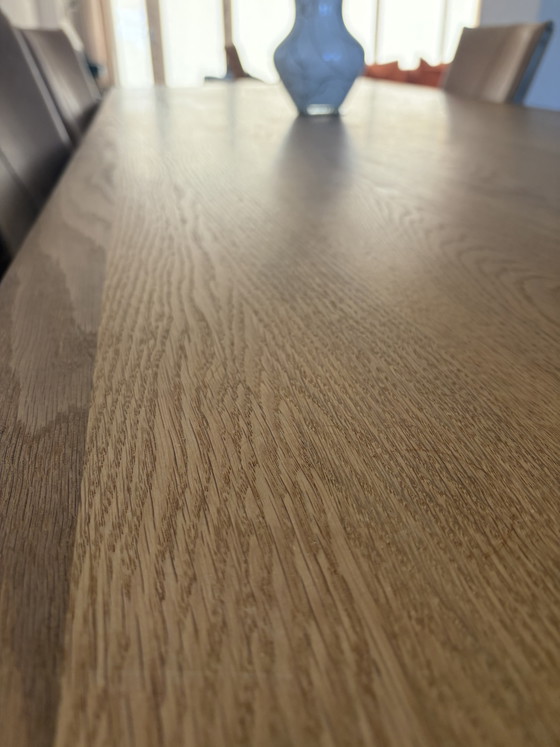 Oak Wooden Dining Table Arco Essenza (photo 5 of 10)