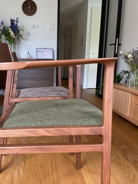 Image 1 of 2 sillones de comedor Formosus Home, nogal