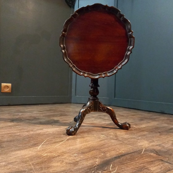 Table d'appoint inclinable antique en acajou style géorgien de 1904 – Tables d'appoint, Wood (photo 5 of 16)