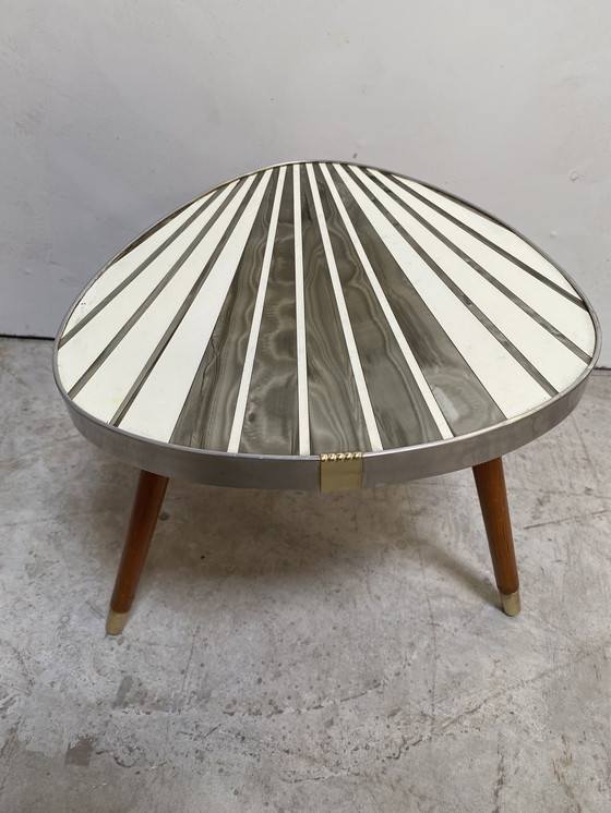 Image 1 of Triangular side table