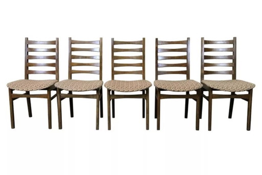 5x 60s 70s chairs Dining Chair Dining chairs Danish Design 60s