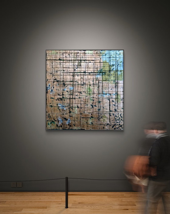 Image 1 of Oggetto/quadro da parete di arte moderna: La città