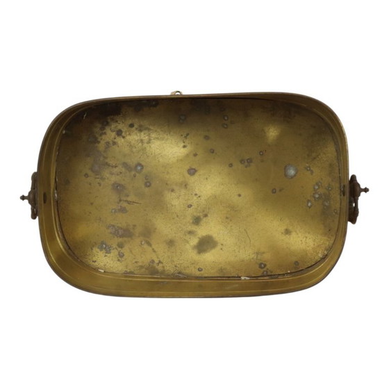 Grande fioriera ovale in ottone, vintage, XL, vaso portaoggetti 41 cm – Vasi per piante, Brass (photo 13 of 15)