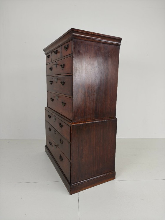Image 1 of George III Country Tallboy / Chest on Chest