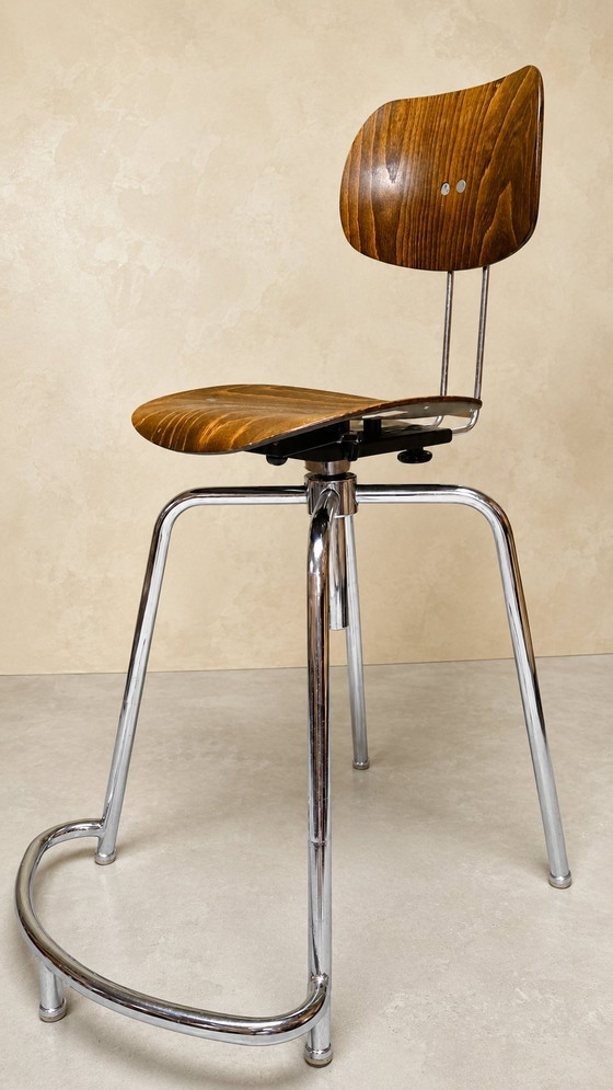 Image 1 of Set of 3 W+tS Orchestra Chairs - Egon Eiermann - Vintage design 1984