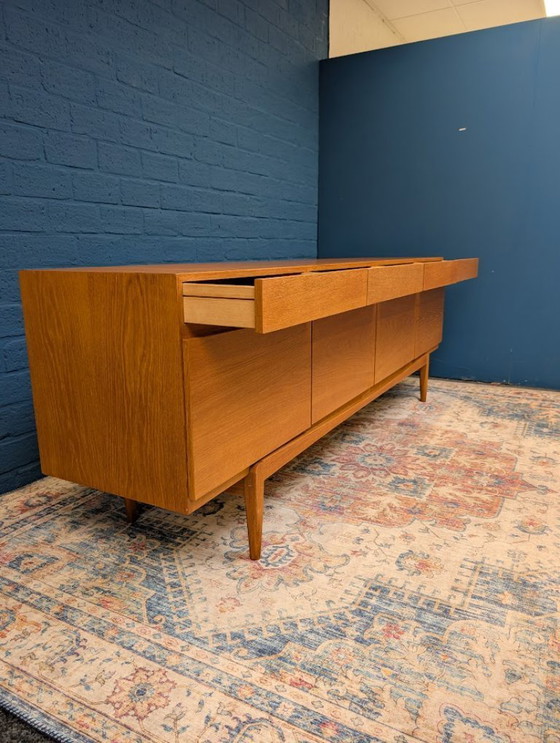 Image 1 of Vintage XXL Lowboard, Ib Kofod Larsen For Faarup Møbelfabrik, 1960s