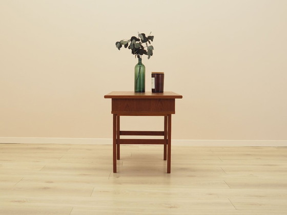 Tavolino da caffè danese in teak con ripiano aggiuntivo, Mid-Century Modern anni '60 – Tavolini da caffè (photo 4 of 8)