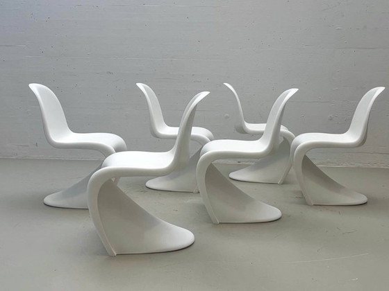 Chaises Vitra Panton de Verner Panton – Fauteuils d'appoint, Plastic (photo 6 of 8)
