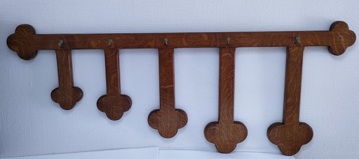 Vintage Solid Wood Hat Stand