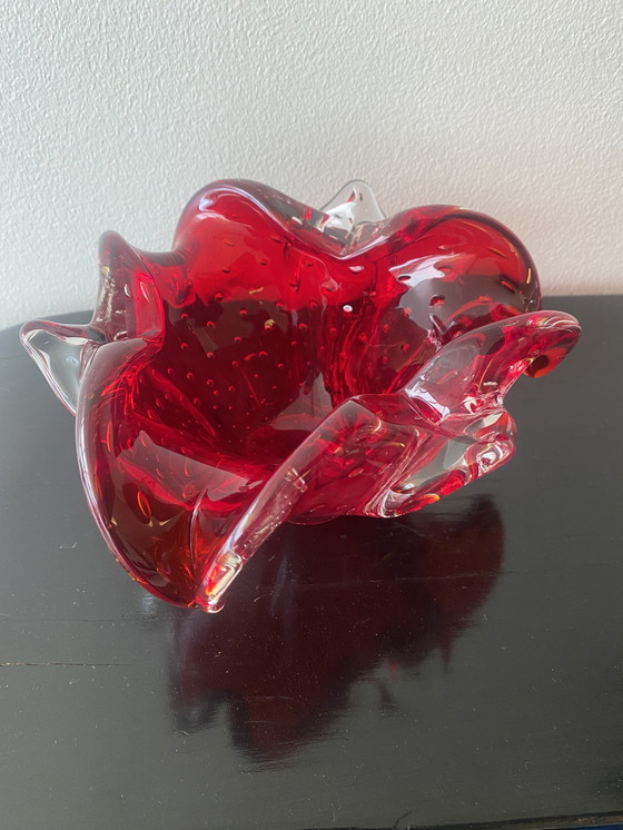 Image 1 of Vintage Murano asbak/snuisterijenbakje van Sommerso