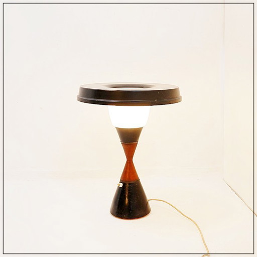 Lámpara de sobremesa modernista de Svend Aage Holm Sørensen, Dinamarca, años 50