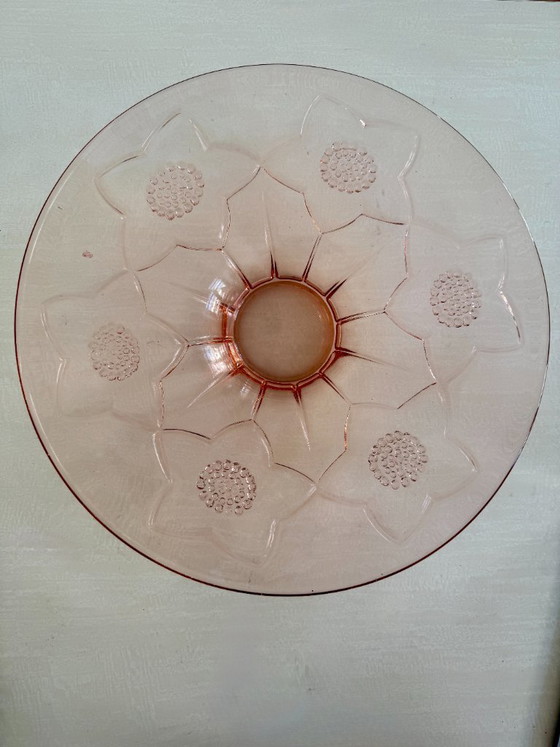 Image 1 of Rosaline glass dish – floral patterns