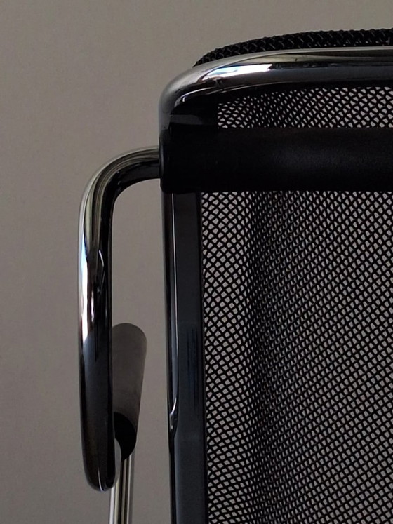 Penelope Chairs von Charles Pollock für Castelli, 1982 – Anonima Castelli, Esszimmerstühle, Aluminium (photo 3 of 12)