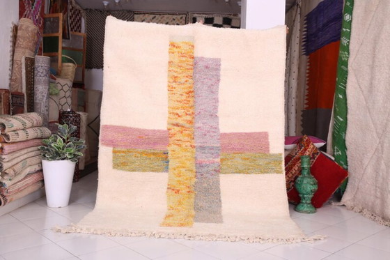 Image 1 of Tappeto marocchina in lana naturale 250x150 cm