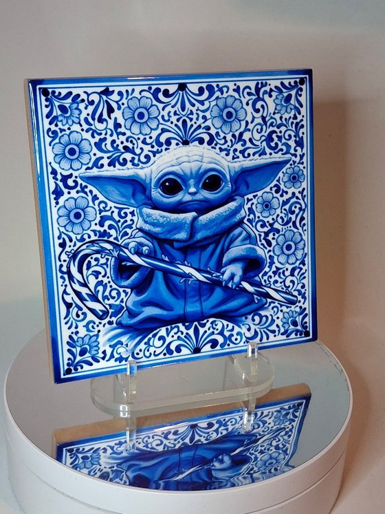 Image 1 of Decoratieve tegels 11x11 cm. 13 stuks. Star Wars.