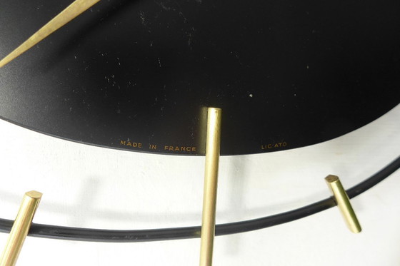 Image 1 of Rare Vedette Transistor Clock - ORTF France - Mid Century - 1950s 1960s Atomic Vintage 