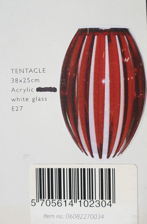 Image 1 of 2 x Herstal Pulz Tentakel XL Pendelleuchten rot