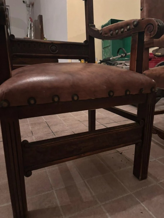 Image 1 of Poltrona in stile rinascimentale