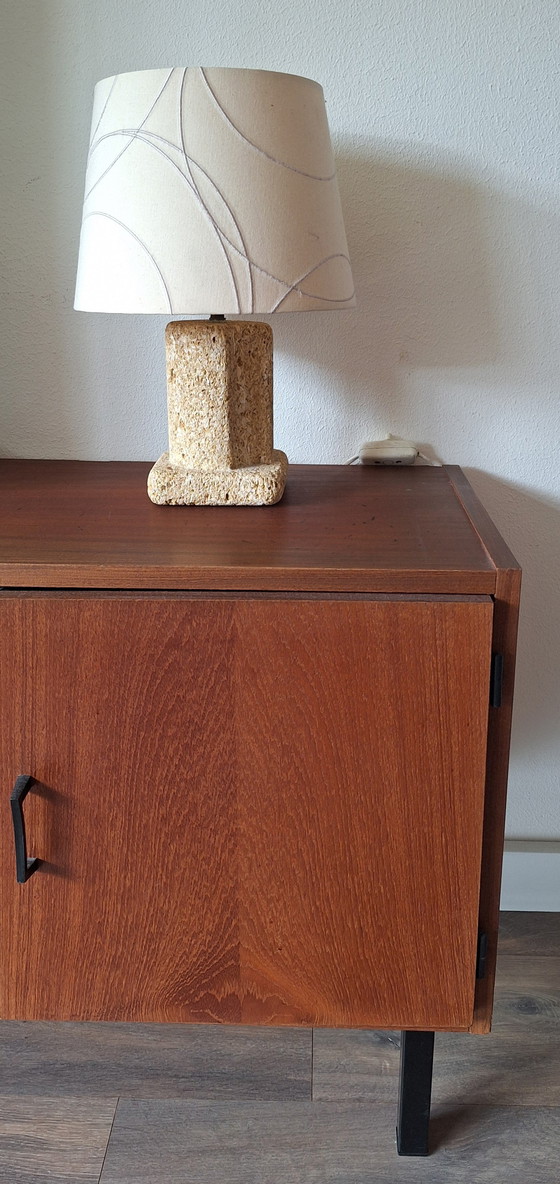 Image 1 of Table Lamp Lamp G. Esnault Sculpture Brutalist Stone Shape Gilles Paul Esnault