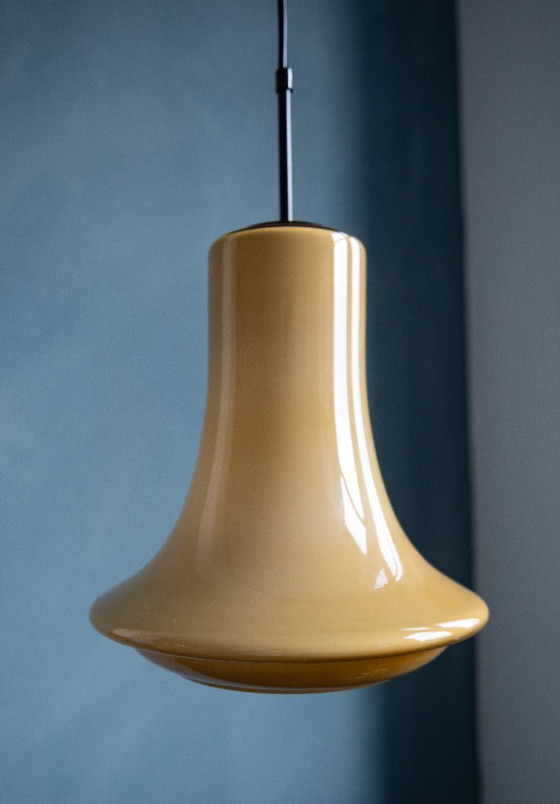 Image 1 of Rare lampe à suspension Flygsfors suédoise des années 1960 par Wiktor Berndt