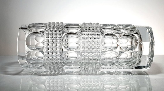 Image 1 of  Vase/ designed by Jiri Repasek, stained glass