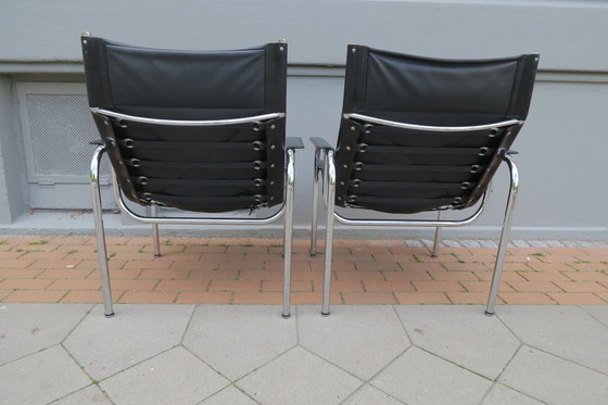 Image 1 of Coppia di poltrone ad arco di Hans Eichenberger per Strässle International