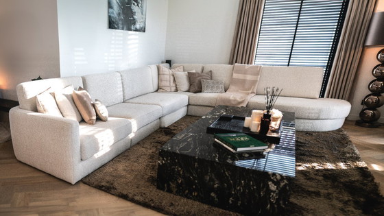 Image 1 of Stella corner sofa Bouclé White