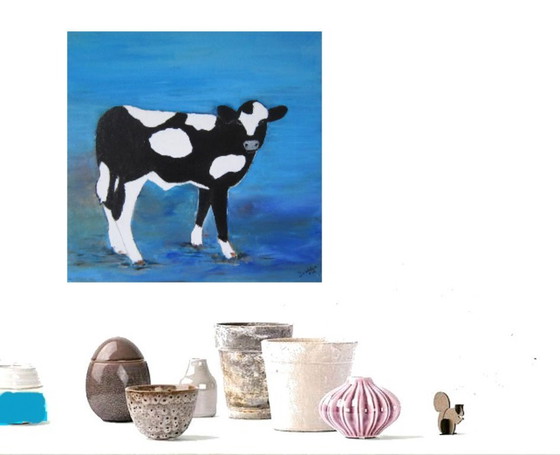 Image 1 of Cow painting