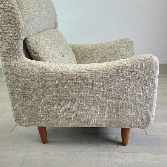 Image 1 of Rare Fauteuil SF116 Dit "Teckel" by Michel Mortier - Edition Steiner, 1963