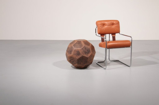 Rare Italian Molecular Metal Side Table – Sculptural Mid-Century Design 1960