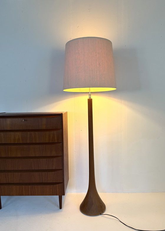Image 1 of Vintage XL floor lamp 'teardrop', Domus '70