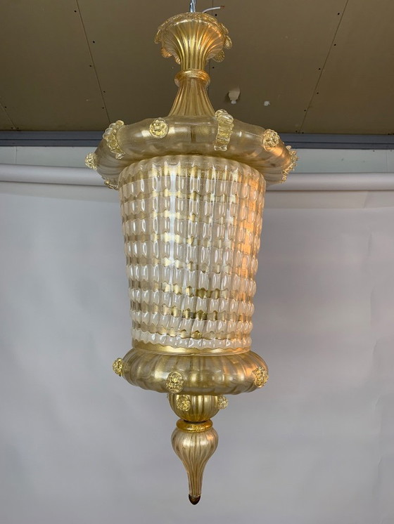 Image 1 of Archimede Seguso Pair of lantern 1950’s 