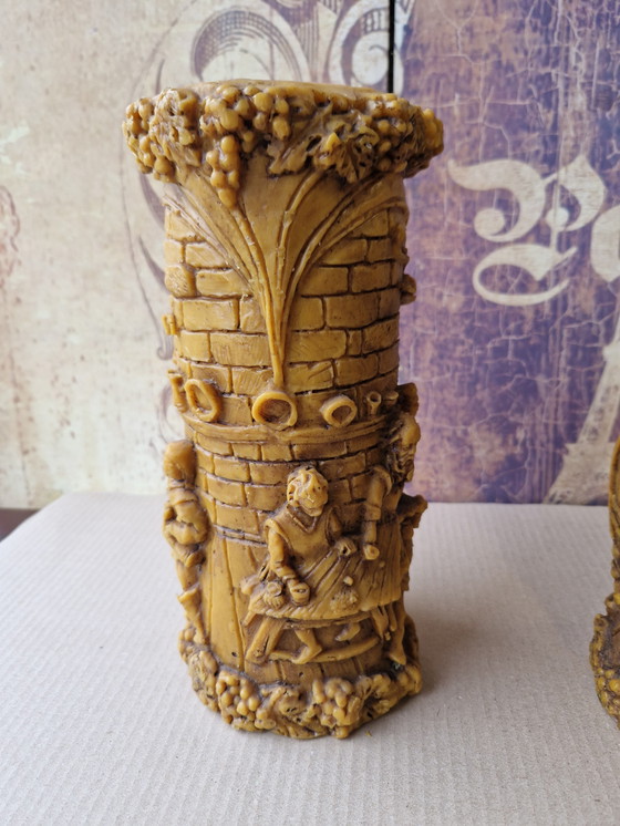 Image 1 of 3 belles grandes bougies lourdes