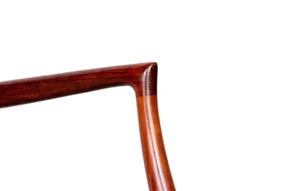 Image 1 of Fauteuil Danois en Palissandre et tissu, modèle 64 par Niels Otto Moller pour Moller’s Mobelfabrik 1960.