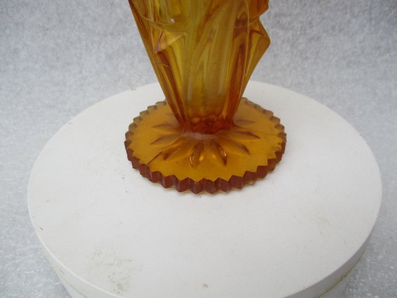 Image 1 of Art Déco, vaso marrone di W.J.G. Fullerton del 1938, ditta George Davidson & Co, collezionista.