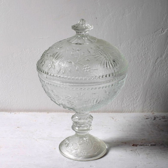 Image 1 of Sokkeldoos Cibulak / Bonbonbonpot / Bonbonnière / Sieradendoos van Pavel Panek / Rudolfova Hut / Tsjechië / 1977