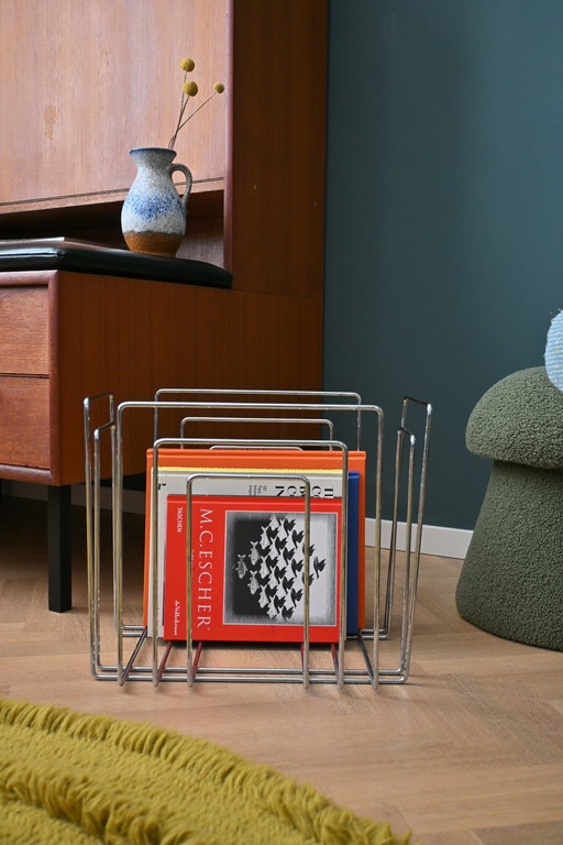 Reading Basket 1980s Willi Glaeser for TMP