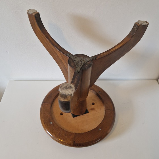 Image 1 of Vintage Piano Stool Swivel Stool Classic Piano Stool