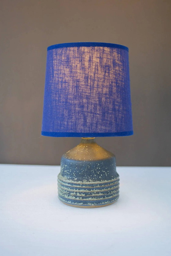 Image 1 of Mid-century modern pottery table lamp made by Rolf Palm, Sweden