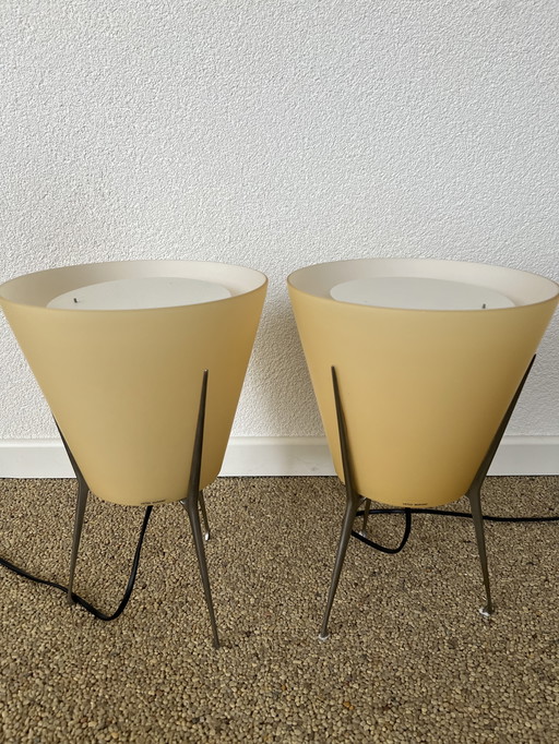 2x Foscarini Vetro Murano Lamps